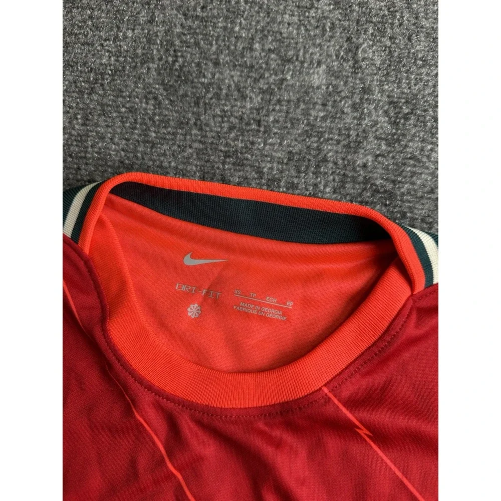 Womens 2021 Nike Liverpool Home Soccer Jersey Red, Size XS
